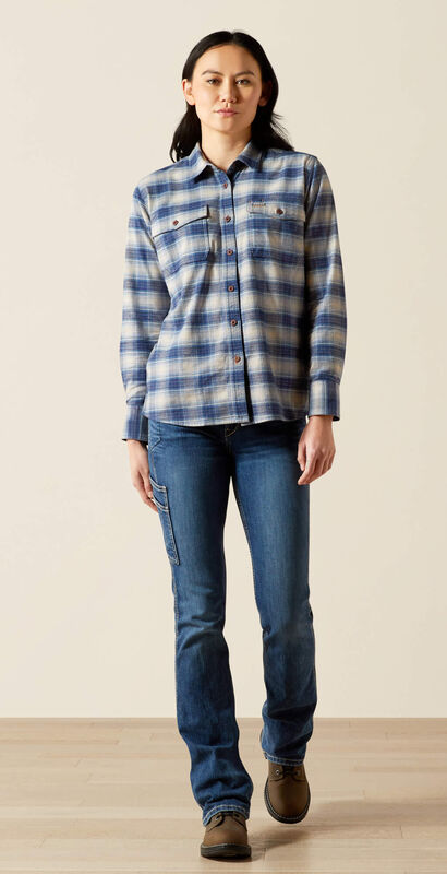 Rebar Flannel DuraStretch Work Shirt Full